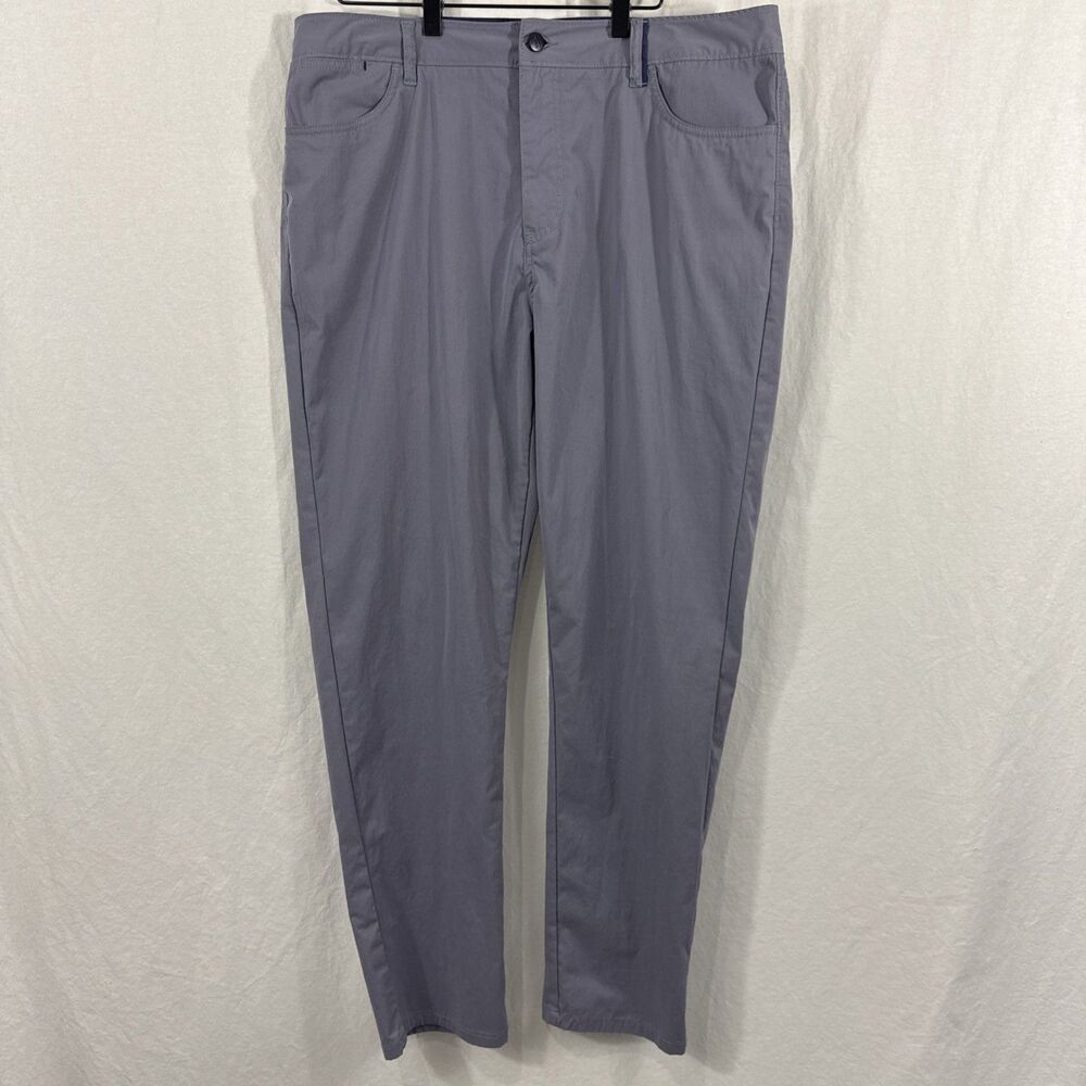 Johnnie O Marin Prep-Formance Cloudbreak Blue Pants Mens Sz 38x32 Golf Preppy